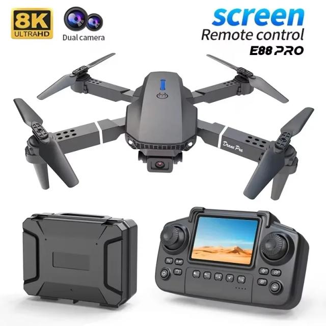 E88 Drone Profissional com Câmera 4K HD Dobrável
