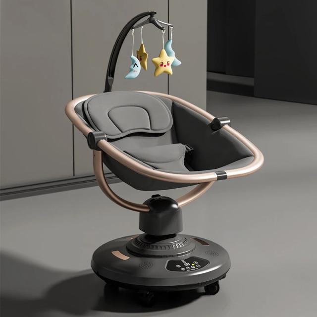 Cadeira de Balanço Elétrica para Bebê - Sono Tranquilo e Conforto Multi-Modo