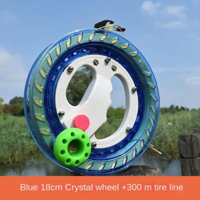 Enrolador de Linha de Pipa Cristal ABS Durável 300m-1000m