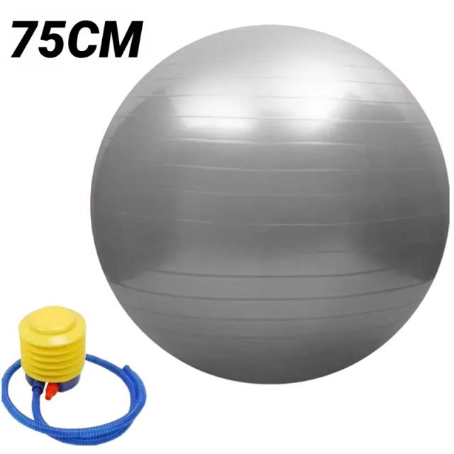 Bola de Yoga Fitness 45cm-95cm PVC Antiexplosão para Treino de Equilíbrio