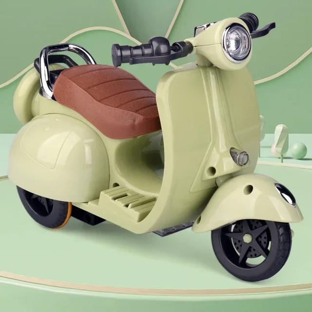 Labubu Mini Motocicleta Elétrica Brinquedo Infantil Luzes e Música