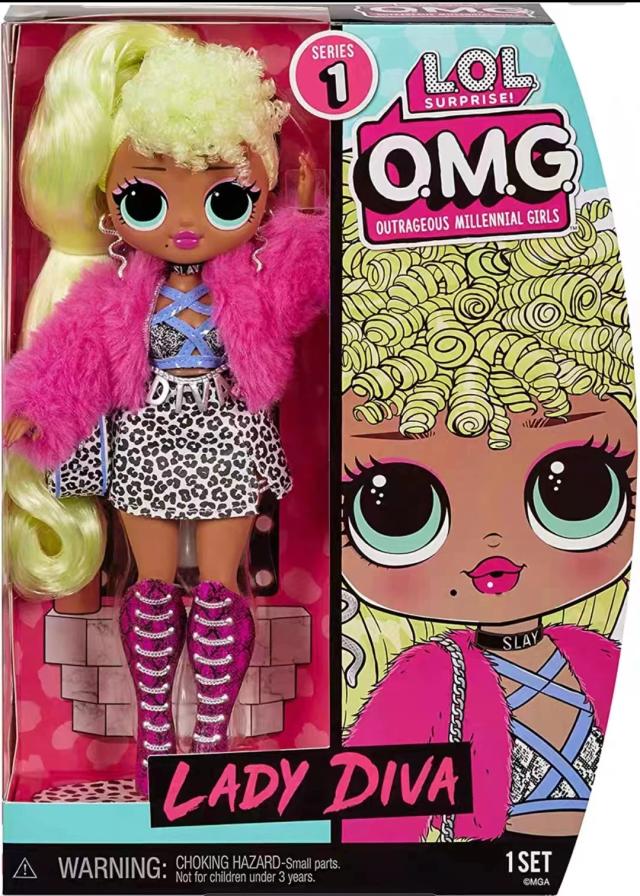 LOL Surprise Boneca Irmã Mais Velha Cabelo Longo Figura de Ação