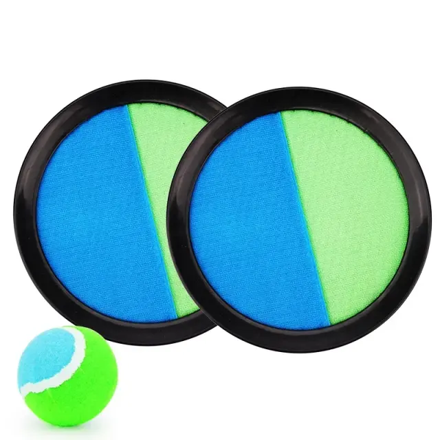 Conjunto Bola Pegajosa Brinquedo Esportivo Outdoor 1 Par