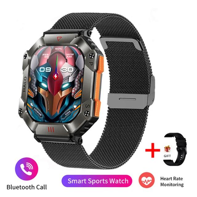 Relógio inteligente impermeável multifuncional para homens, chamada bluetooth, modo multi-esporte, 650 mAh, 100 +, novo, 2023 - Image 1