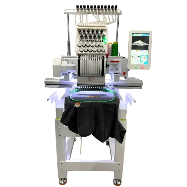 Máquina de Bordar Computadorizada de Cabeça Única 1 Agulha para Contas