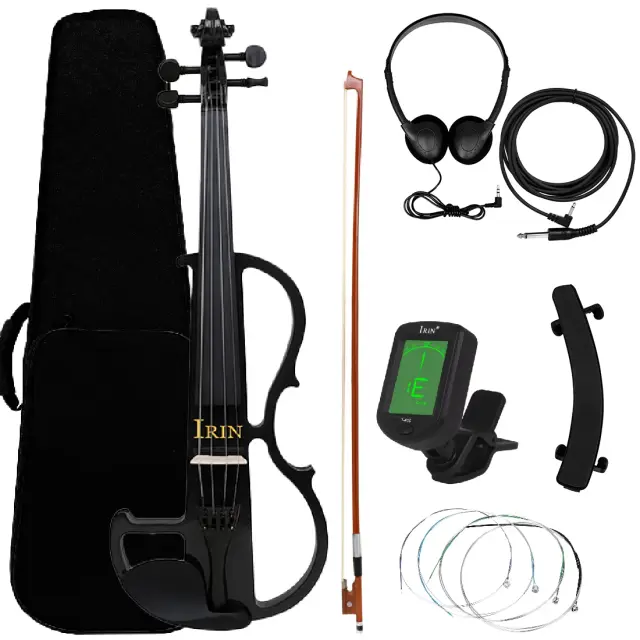 IRIN Violino Elétrico 4/4 Corpo Madeira Maciça