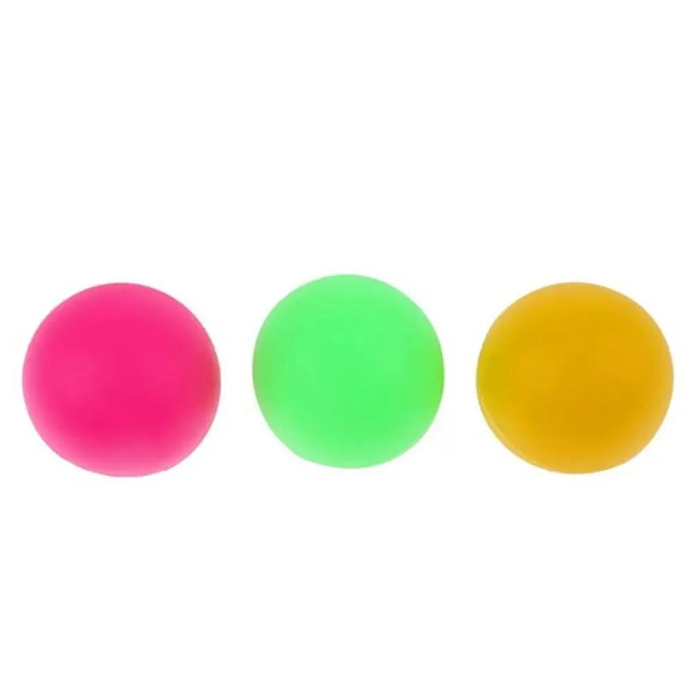 3 pçs pvc multicolorido prática exercício sorteio esporte jogo bolas de praia tênis de mesa cricket formação - Image 1