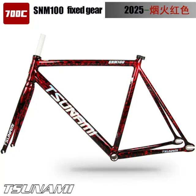 TSUNAMI SNM100 2025 Quadro de Bicicleta Fixa Liga de Alumínio 700c