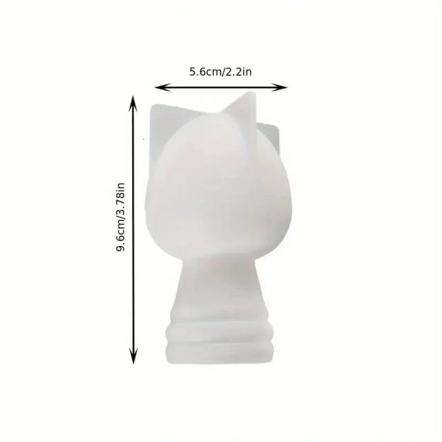 Molde de Silicone em Forma de Cogumelo para Vela Artesanal, Sabão, Resina e Decoração de Chocolate