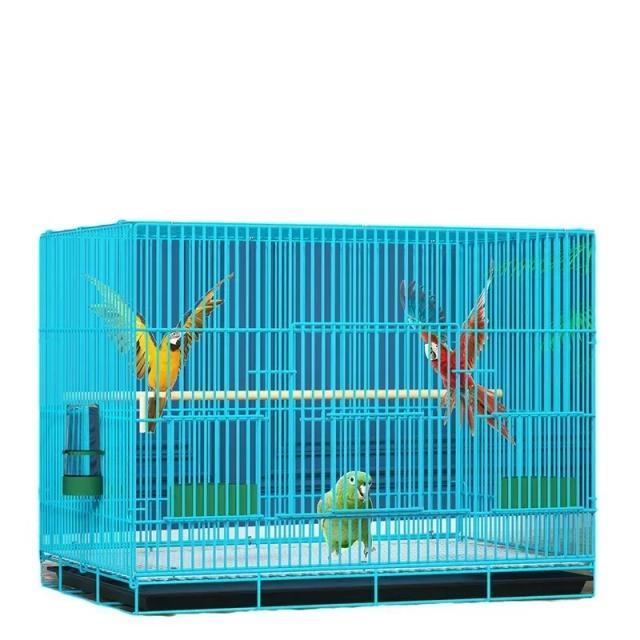 Gaiola de Ferro para Aves Exóticas, Extra Grande para Criação de Papagaios, 76x45x46cm, Ideal para Atacado e com Preço Acessível