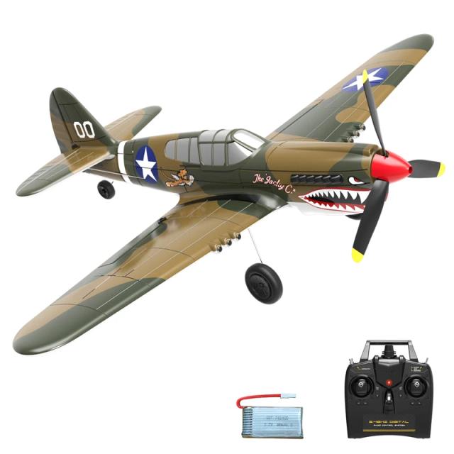 P40 RC Avião 2.4GHz 4CH EPP Girosccópio 6 Eixos U-Turn Aerobatic RTF 761-13