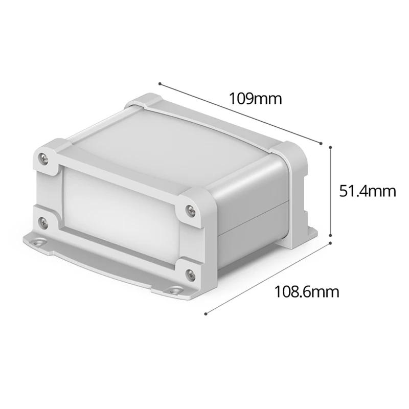Caixa De Junção De Equipamentos De Alumínio, Caso De Projeto De Eletrônica DIY, Preto, Personalização Completa, Componentes Eletrônicos ABS, IP55, 105W45H - Image 1