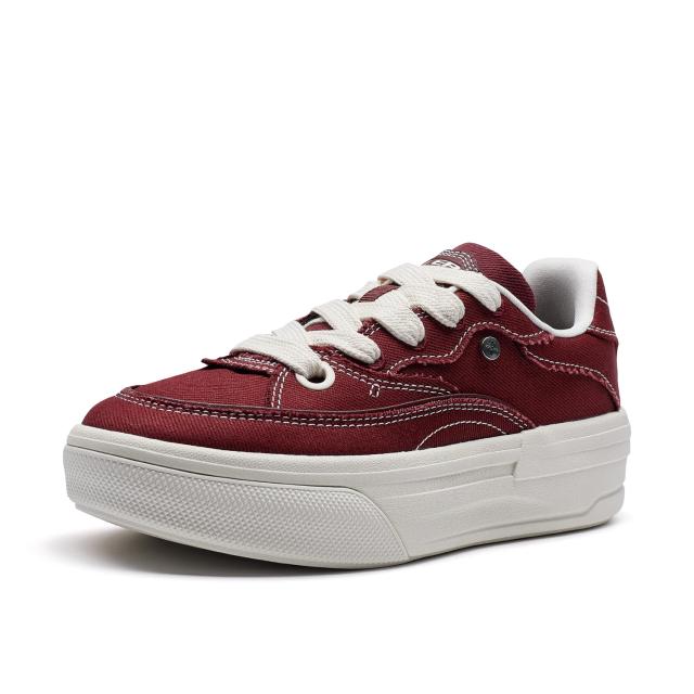 Xtep Tênis Feminino Plataforma Skate Confortável Moda Casual 876318310006