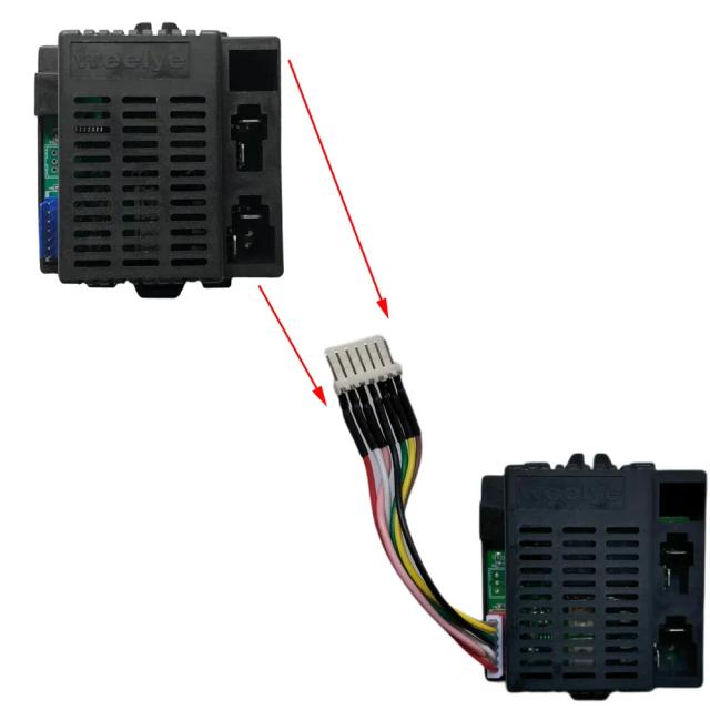 Wellye Receptor Carro Elétrico Infantil RX29 Bluetooth Partida Suave