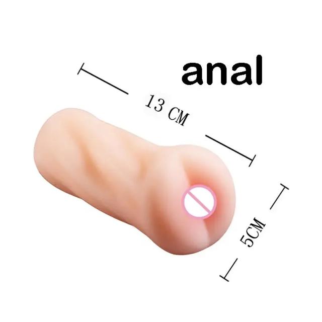 Brinquedo Erótico Versátil para Prazer: Vagina e Anus Telescópicos para Casais
