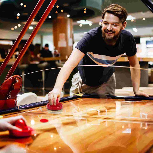 8 Pçs Pás de Hóquei de Ar Mesa Mini Empurradores de Objetivo Alças Suprimentos de Substituição Material Design Ergonômico Sala de Jogos