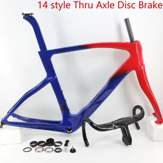 Bicicleta de Estrada JH034 Fibra de Carbono 1K Camaleão 700c