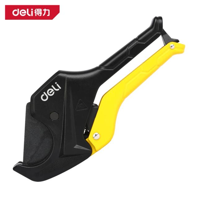 Deli Cortador de Tubos 42mm Corpo Liga de Alumínio Tesoura Catraca PVC PU PP PE
