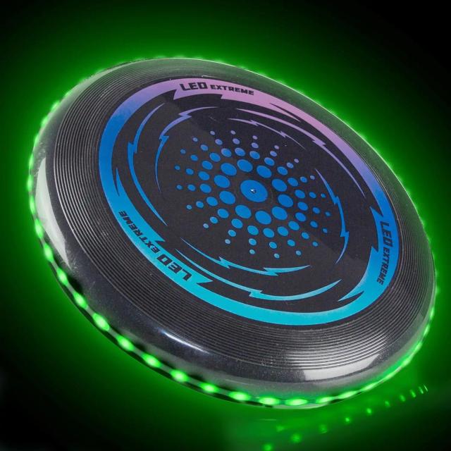Disco Voador LED 49 LEDs Brinquedo de Arremesso Luminoso 10.63in