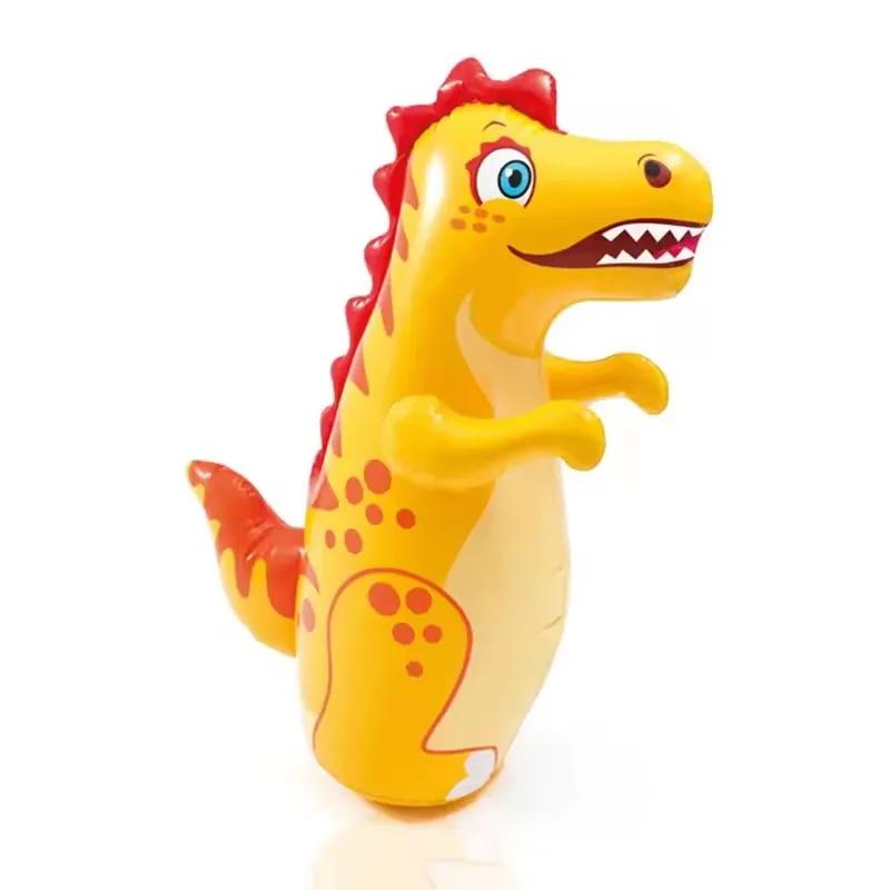 Crianças adulto tumbler boxe inflável saco de pancadas meninos dinossauro esporte brinquedos crianças atividade ao ar livre jogo presente - Image 1