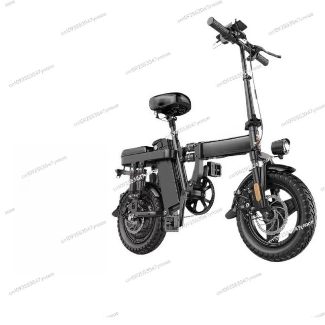 Bicicleta Elétrica Dobrável Ultraleve Portátil para Adultos