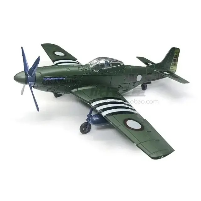 1/48 P-51D Mustang Modelo de Montar Americano Segunda Guerra Mundial Sem Cola