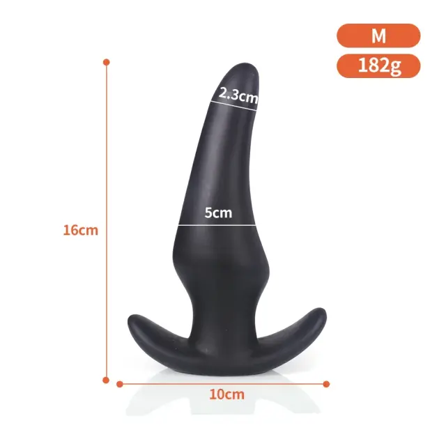 Plug Anal Silicone Líquido Confortável e Discreto 1 Unidade