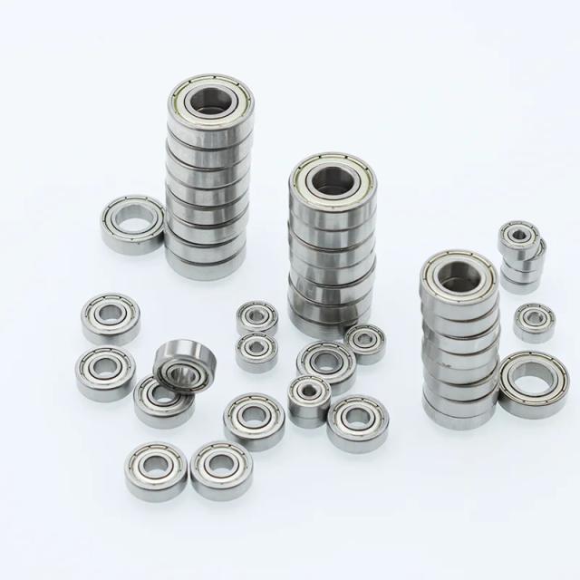 Rolamento Rígido de Esferas 3x6x2.5mm a 8x12x3.5mm Aço Cromado 5 Unidades
