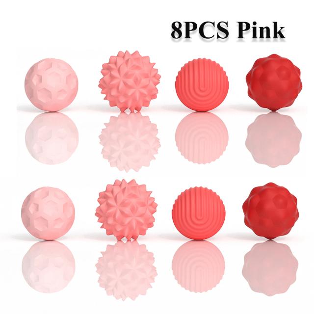 Bolas Magnéticas de Silicone Brinquedo Sensorial Alívio do Estresse 2/4/8 Peças