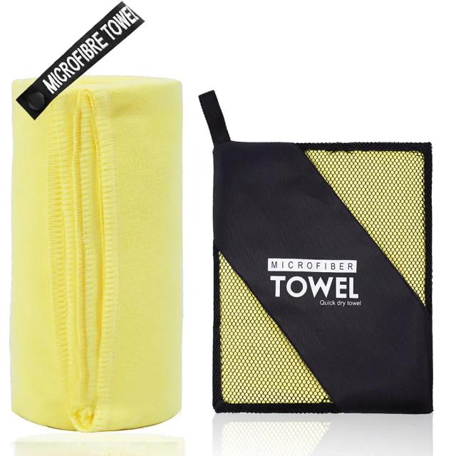 Toalha Esportiva de Microfibra Secagem Rápida 40x80cm para Camping, Praia e Academia