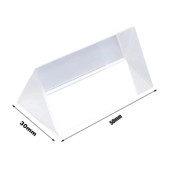 Prisma de Vidro Triangular 60 Graus para Crianças - Brinquedo Educativo de Ciência
