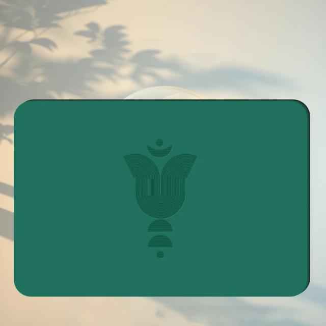 Tapete de Yoga Pequeno Antiderrapante 40x60cm Eco-Friendly PU e Borracha Natural