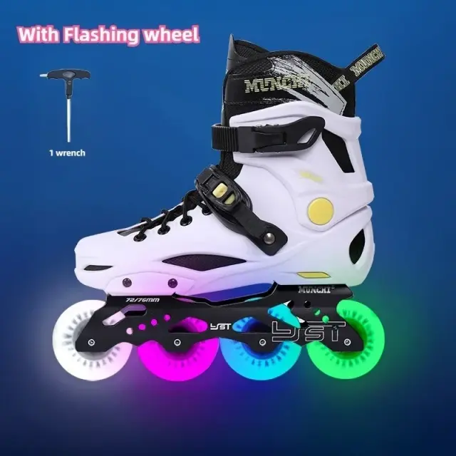 Df Patins Inline Profissional Slalom Fitness 76mm/80mm