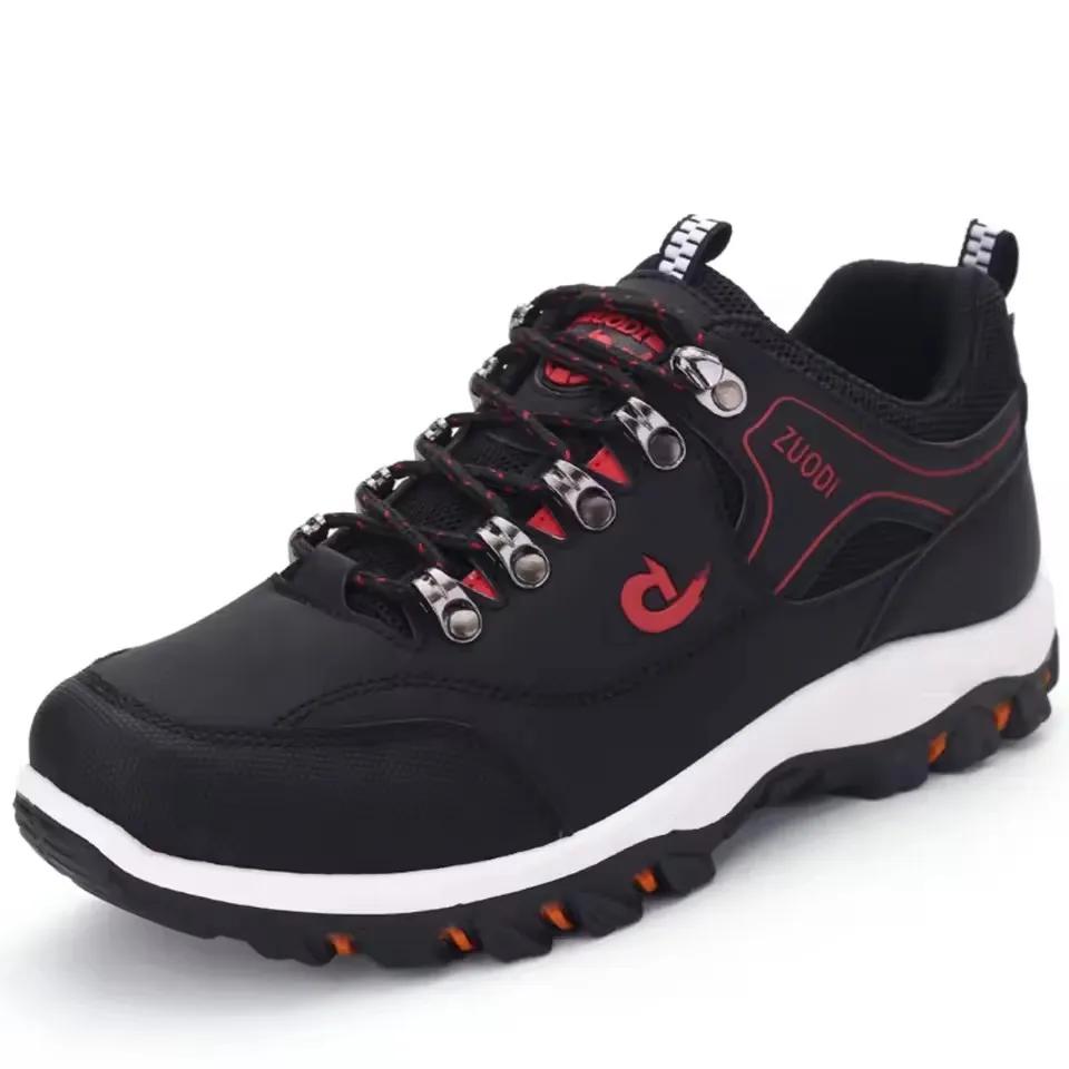 Sapatos masculinos de couro sapatos casuais para homens tênis primavera outono inverno sapatos para tênis masculino leve sapatos caminhada - Image 1