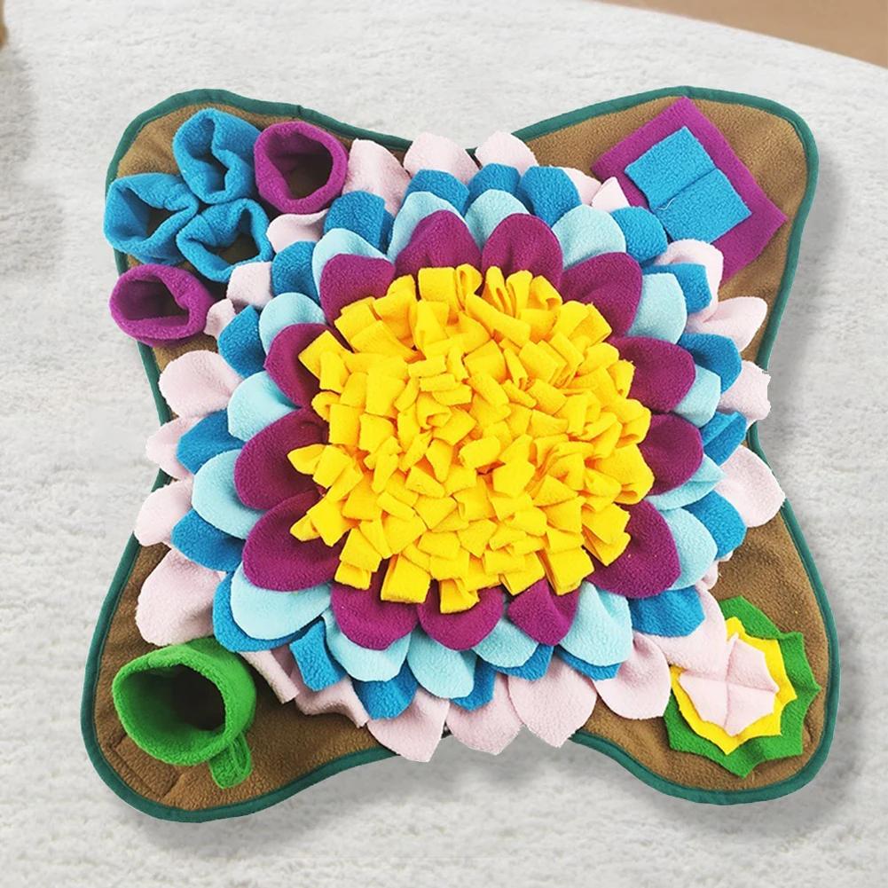 Portátil Pet Snuffle Feeding Mat, Dog Nosework Mat, Sniffing Treat, Puzzle Feeder para cães e gatos, Uso de viagem - Image 1