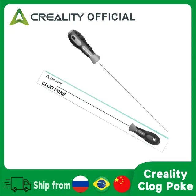 Creality Kit de Limpeza de Bico Poke para Impressora 3D