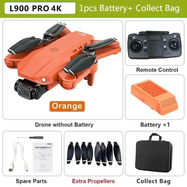 L900 Pro Drone 4K Profissional Câmera Dupla GPS 5G WiFi 1.2km