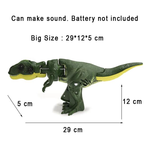 Dinossauro T-Rex Primavera Telescópico Brinquedo Descompressão para Crianças