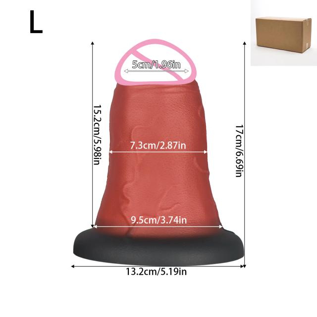 XXL Anal Plug Vibrador Massageador de Próstata Silicone - Brinquedo Adulto