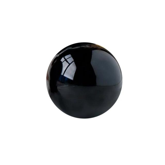 Esfera de Obsidiana Negra Natural Polida 30mm - Pedra de Cura e Decoração de Luxo