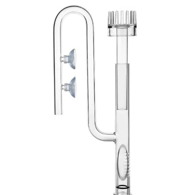 Mini Vidro Tubo Lily para Aquário com Sistema de Filtro Inflow e Acessórios Essenciais para Peixes