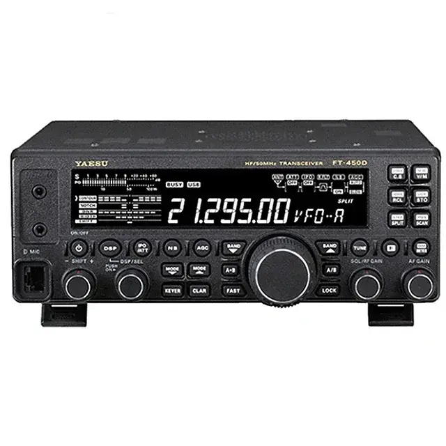 Yaesu FT-450D 2025 Rádio Amador Digital HF/50MHz Transceptor de Banda Dupla 100W
