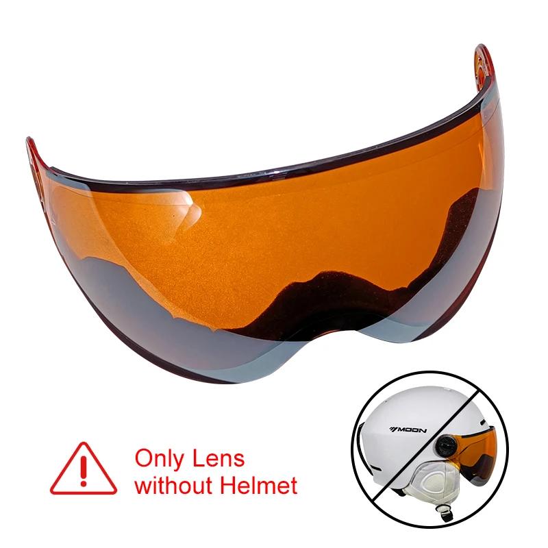 Capacete de esqui lunar com óculos, viseira de neve, equipamento de segurança, esportes ao ar livre, inverno - Image 1