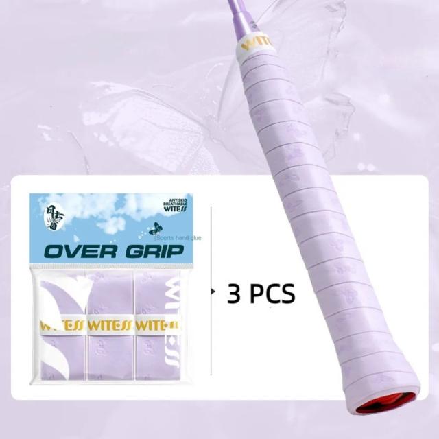 Overgrip Badminton PU Antiderrapante 1.1m 3 Peças