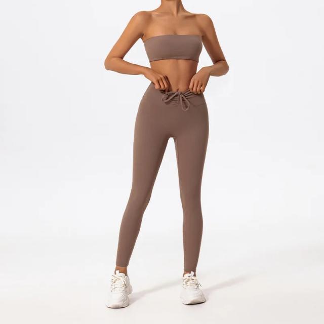 Conjunto Yoga Feminino XP275 Sem Alças Treino 2 Peças