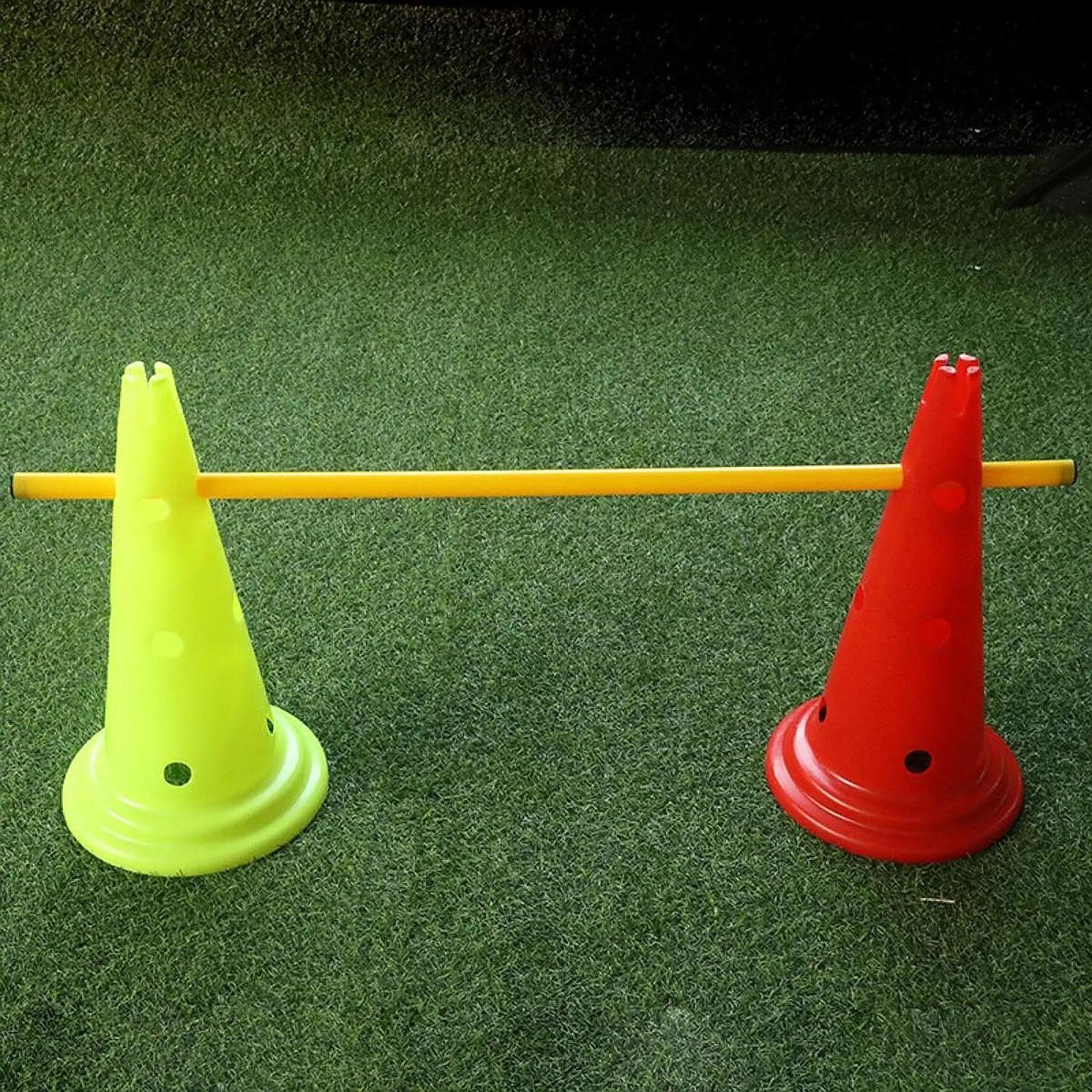 Cone alaranjado do treinamento do esporte, cones do futebol, marcador do campo, 6 PCes - Image 1
