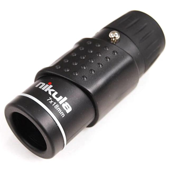 Nikula hd mini telescópio monocular 7x18 totalmente revestido óptica bak4 bolso concerto luneta de longo alcance para caça acampamento