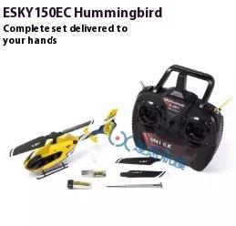 Esky 150EC Helicóptero RC 1:68 4 Canais 6 Eixos Mini 2.4G