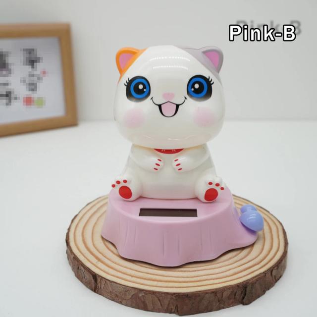 8 Bobbleheads Solares Animais Divertidos Decoração de Carro