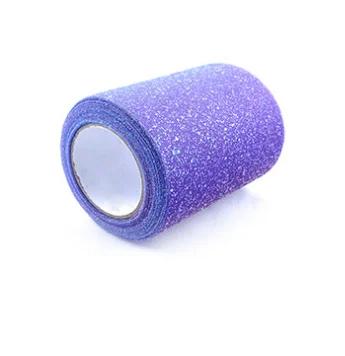 Arco-íris Glitter Tulle Rolls, Tecido Gradiente, Rede De Fita, Carretel, Artesanato De Costura Brilhante, 1 Rolo - Image 1